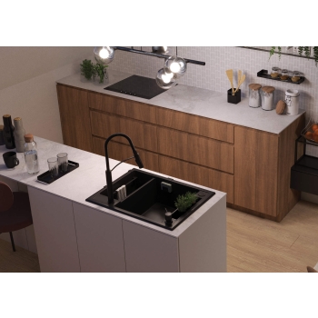 Syfon do zlewozmywaka granitowego 1.5- i 2-komorowego - Space-Saver